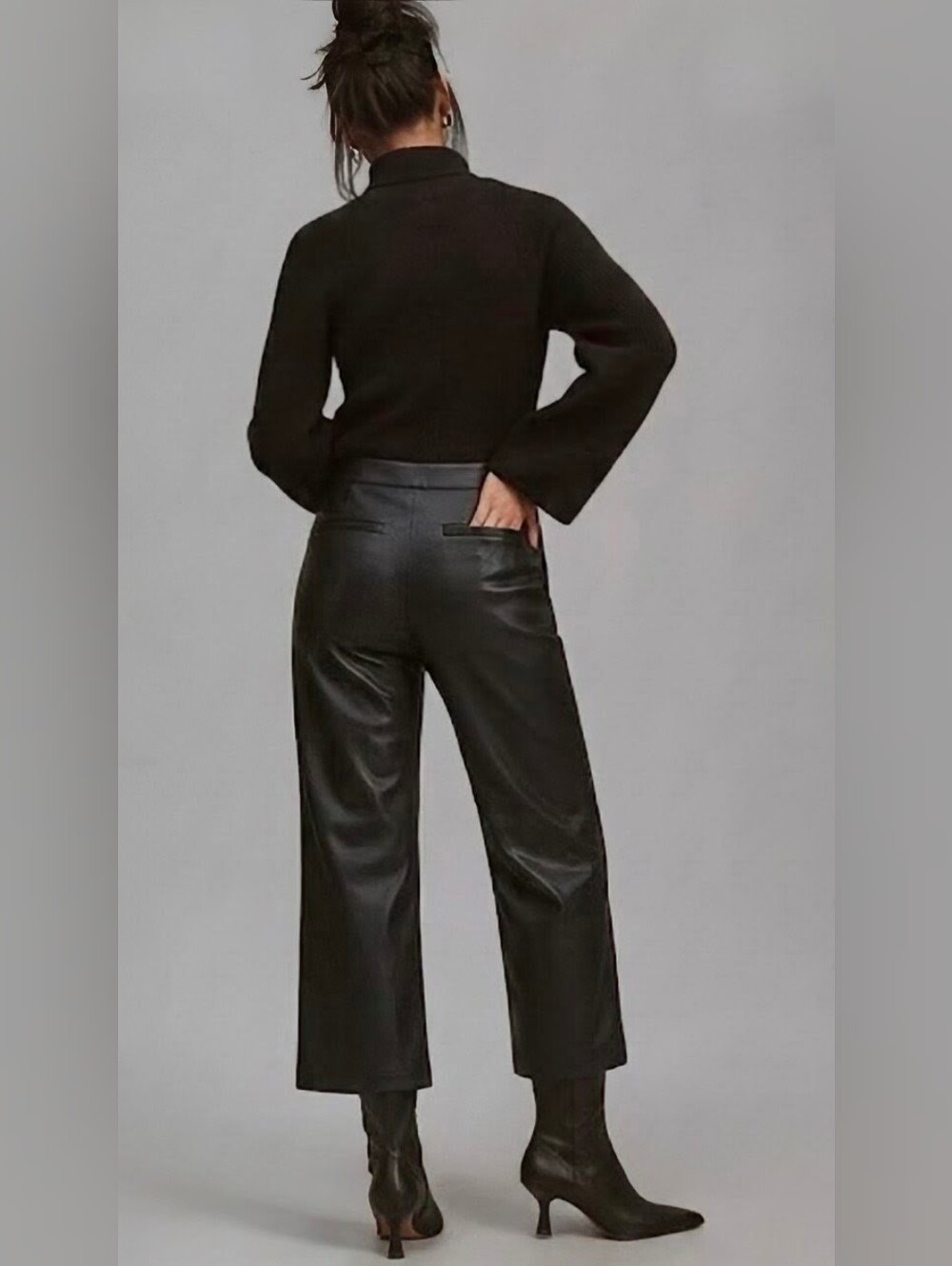 Anthropologie Vegan Leather Pants - Picture 2 of 5